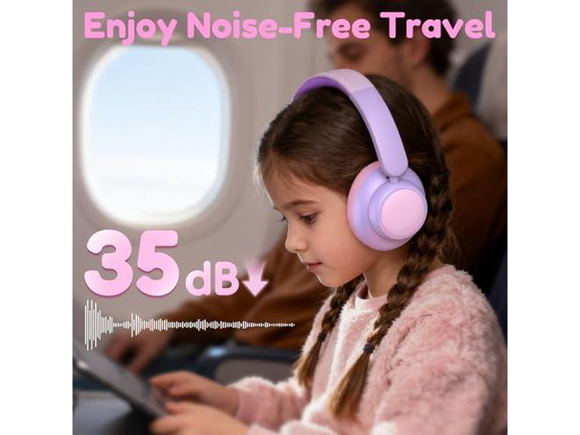 Active Noise Cancelling Headphones for Kids & Wired Headphones for Kids Bundles