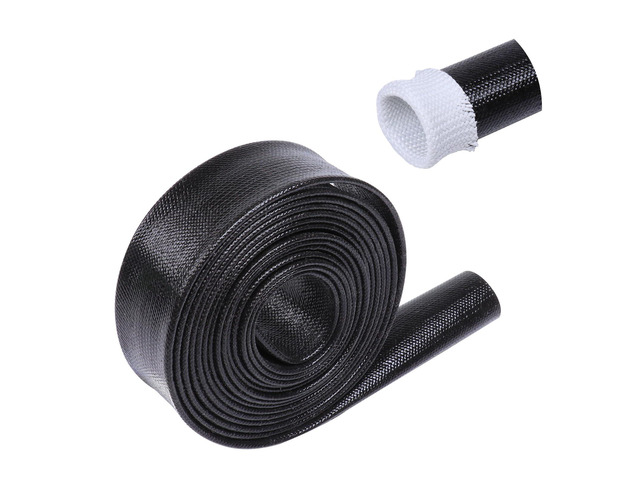 Heat Resistant Silicone Fiberglass Wire Sleeve 3/8' ID-15Ft Flexible Heat Shielding Heat Resistant 380 Fahrenheit for Protect Automotive Brake...