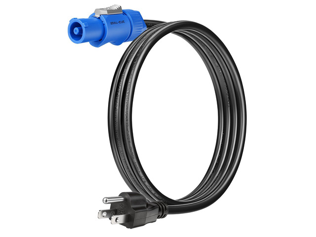 NEMA 5-15P to Power Connector Cable 3 ft, 16AWG AC Cord Secure Locking Connection, Stable Power Delivery, Reduced Accidental Disconnects,...