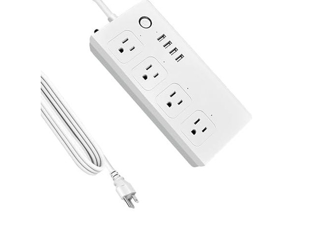 ZigBee Smart Power Strip Surge Protector,Smart Fast Charge, 4 Individually Controlled Outlets, Compatible with Alexa Google Home Phiilps HUE ZigBee Smart Power Strip Surge Protector,Smart Fast Charge, 4 Individually Controlled Outlets, Compatible with Alexa Google Home Phiilps HUE