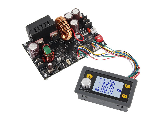 DC Buck Converter with Meter 6-70V to 0-60V 20A 1200W Adjustable Power Supply Fixed 5V 9V 12V 24V 36V 48V 60V Output CNC Voltage Regulator Step...