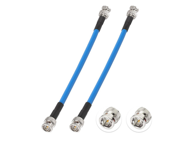 HD-SDI 3G 6G SDI Cable 20cm Belden 1694A BNC Cable 75 Ohm 2-Pack Short BNC Jumper Supports 1080P 3G-SDI 6G-SDI 4K/8K Video CCTV Cameras Monitor