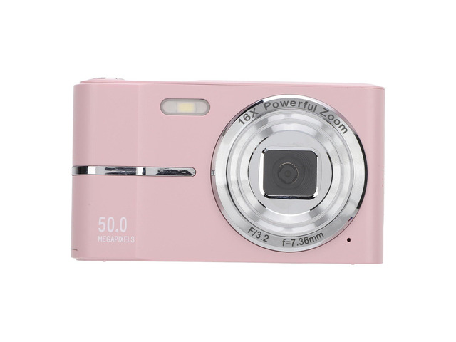 Digital Camera, Autofocus FHD 1080P 50MP Vlogging Camera, 16X Zoom Portable Camera Compact Small Video Cam Shoot Digital Camera for Beginner