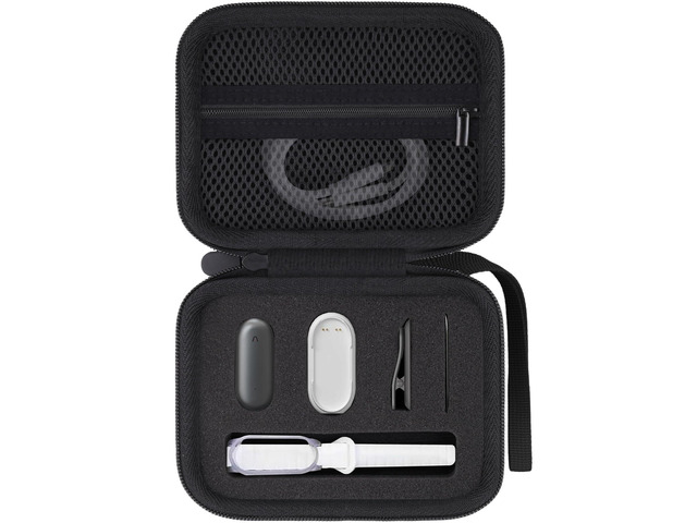 Hard Case for Plaud NotePin/NotePin S AI Voice Recorder Compatible with Custom Foam Insert, Holds NotePin Recorder, Magnetic Pin, Clip, Charging...