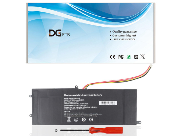 UTL-547872-3S 556575P-3S 5583240P New Laptop Battery for Teclast Tbolt F15 Pro Series Uograde Cells (11.4V 53.58WH/4700mAh)