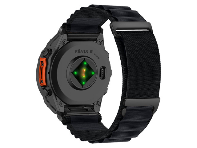 QuickFit 22 mm Replacement Watch Strap Compatible with Garmin Fenix E/Fenix 8 47 mm/Fenix 7 Pro/Fenix 6 Pro, Adjustable Bracelet, Nylon Sport Band...