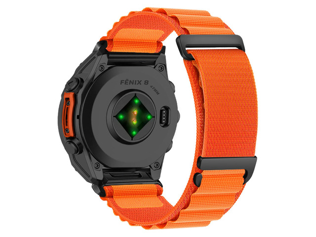 QuickFit 22 mm Replacement Watch Strap Compatible with Garmin Fenix E/Fenix 8 47 mm/Fenix 7 Pro/Fenix 6 Pro, Adjustable Bracelet, Nylon Sport Band...