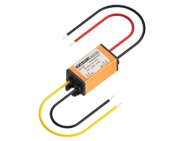 More Safe 18V to 12V Step Down Converter - 5A 60W DC to DC Converter with Output overcurrent Protection for Golf Cart, Truck, Vehicle, Boat...