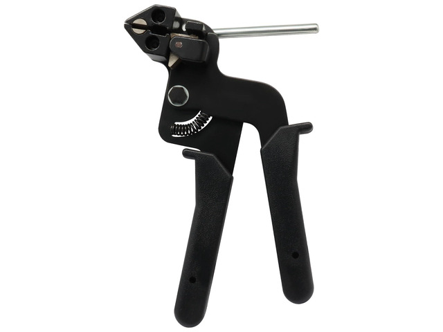 Stainless Steel Cable Tie Gun Special Tool For Fastening and Cutting Steel Zip Ties, For Repair Fence, Pipe Wrap, Outdoor Bundling