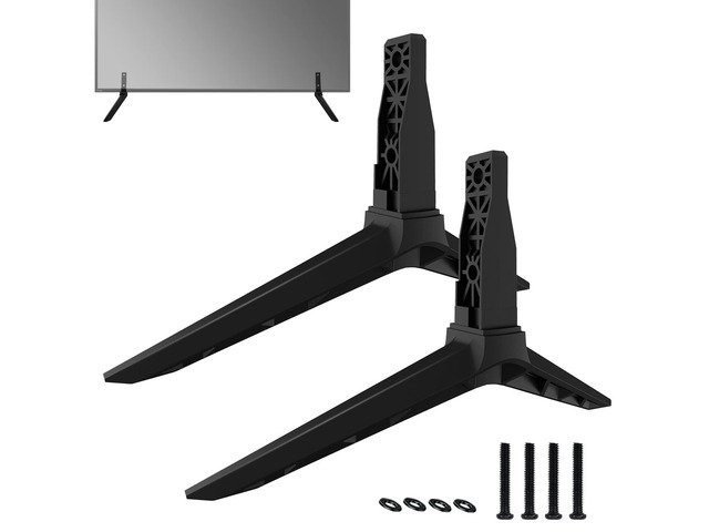 TV Stand for Vizio TV Legs Replacement, for Vizio 32' D32H-C1 D32HN-E4 D32HN-E4 TV Stand, Base Stand with Screws and Instructions, Easy to Install
