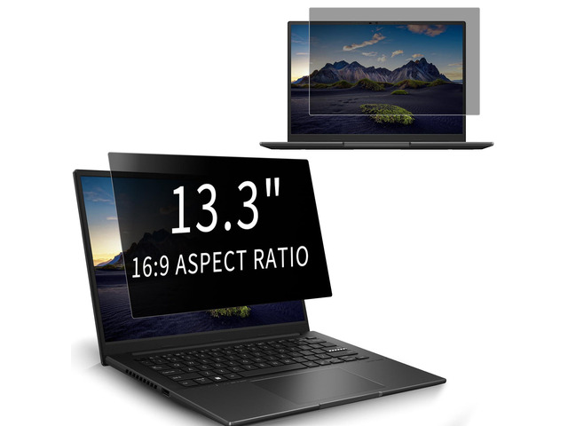 For 13.3 Inch 16:9 Laptop Privacy Screen Protector Removable for Lenovo/HP/Dell/Acer/ASUS/Samsung & Other 13.3 Inch 16:9 Laptops...