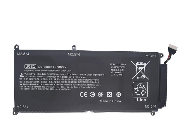 LP03XL Replacement Laptop Battery Compatible with HP Envy M6-P M6-P113DX M6-P013DX Envy 15T-AE 15T-AE000 HSTNN-DB7C 807417-005 807211-241 11.4V 55Wh