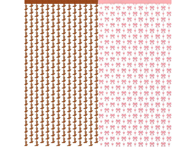 Boots or Bows Gender Reveal Decorations, Glitter Foil Fringe Curtains for Baby Shower Party Supplies, Pink Bow & Brown Cowboy Boot Photo Booth...