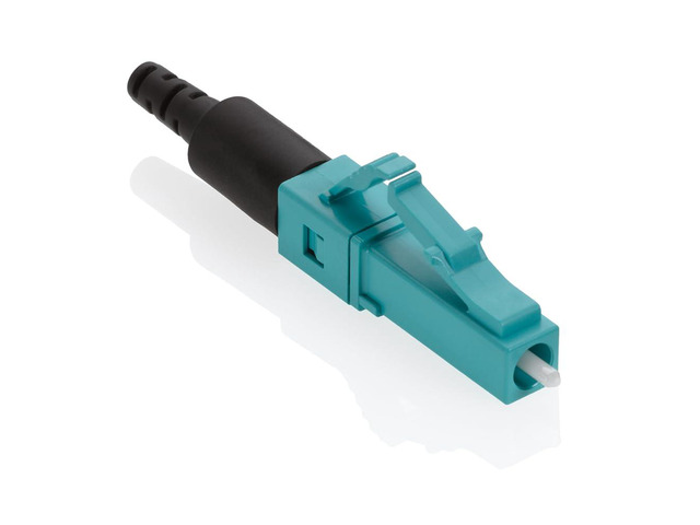 FASTCAM Pre-Polished Connector, LC 50/125m L. O. Multimode, 49991-LLC, Aqua