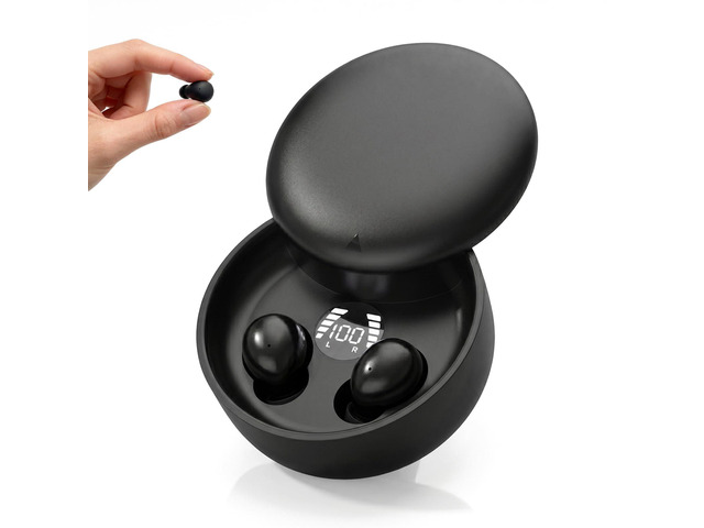 Small Mini Invisible Earbuds Wireless Bluetooth Hidden Headphones Discreet Tiny Earbuds for Work Smallest Low Profile Micro Sleep Earbud Invisible...