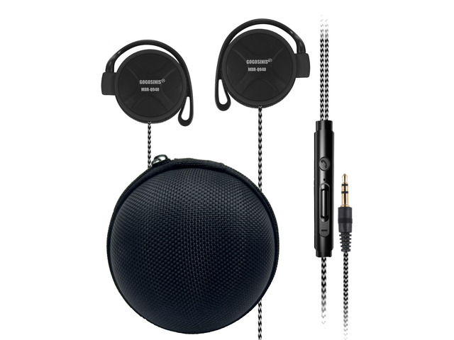 Comfortable Kids On-Ear Headphones for School with Soft Sponge Cushions, Adjustable Earhooks, 3.5mm Jack, and Headphone Case - Perfect for Tablets...