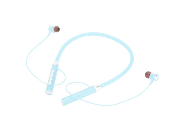 Magnetic Earbuds, Neckband Headphones, 8H Playback, IPX5 Waterproof, 300H Standby Time, for Sport, Gym, Hiking (Blue)