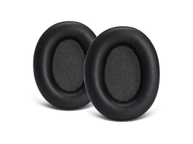 Replacement earpads Compatible with Srhythm Version NC25 Headphones [Black] High-density sound-isolating soft ear pads, protein leather material