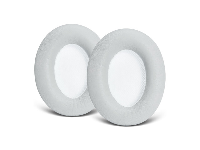 Replacement earpads Compatible with Srhythm Version NC25 Headphones [White] High-density sound-isolating soft ear pads, protein leather material