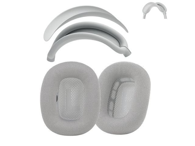 Ear Cushion Compatible with AirPods Max, 2-in-1 Silicone Headband Cushion+Headband Cover, Upgraded and Enhanced Magnetic Attachment, Protein...