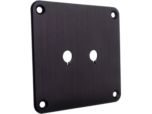 SBPP-BK Binding Post Plate Black Anodized