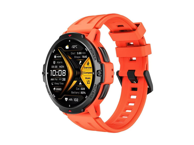 Outdoor GPS Smartwatch C31 Rugged 3 ATM Waterproof Design, 1.46 TFT Display, 6-Axis Motion Sensors, Built-in GPS Tracking, 580 mAh Long-Life...