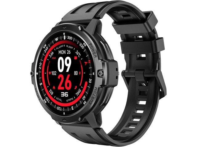 Outdoor GPS Smartwatch C31 Rugged 3 ATM Waterproof Design, 1.46 TFT Display, 6-Axis Motion Sensors, Built-in GPS Tracking, 580 mAh Long-Life...