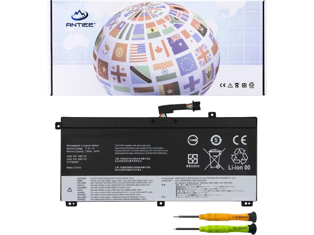 45N1742 45N1741 45N1743 Laptop Battery for Lenovo ThinkPad T550 T550s T560 45N1740 44Wh for ThinkPad W550 W550s P50S Type 20CK 20CJ 20FH 20FJ...