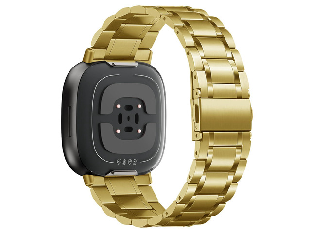 Solid Stainless Steel Band For Fitbit Versa 4/Versa 3 Metal Strap,for Fitbit Sense/Sense 2,Women and Men