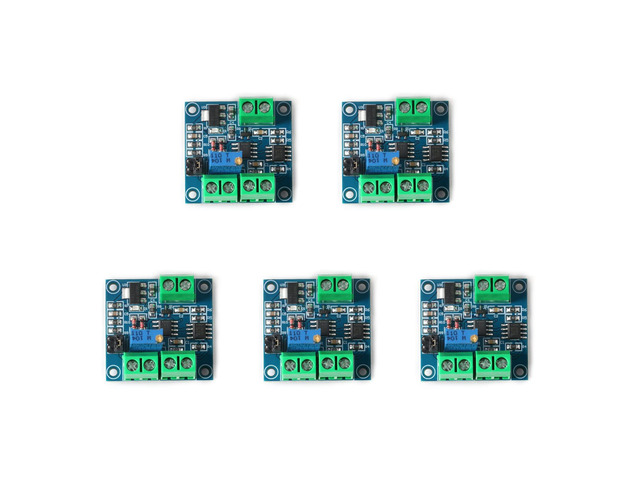 5Pcs Voltage to PWM Module 0-5V 0-10V to 0%-100% V-PWM Module Board Voltage to PWM Signal Converter Voltage Converter Module