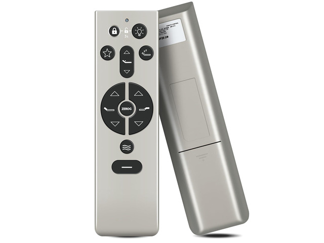 Replacement Remote Control for TEMPUR Ergo, Tempur-Pedic, KEESON Adjustable Bed, RF396B JLDK.111.13.01
