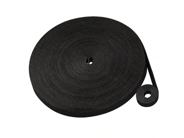 25 Yards x 1/2 Inch Reusable Nylon Cable Ties, Double Sided Hook and Loop Tape, Multi Purpose Wire Management Roll for Cable Management, Heavy Duty...