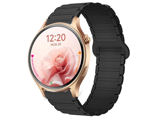 Compatible for Aeac Smart Watch Bands, 20mm, 22mm Quick Release Silicone Sport Strap Replacement Watchband Compatible for Aeac 1.32 Inches Round,...
