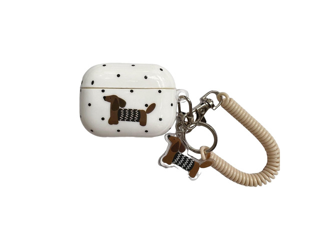 Headphones Case for Airpods Pro 3, Cute TPU Protective Cover Interesting Dachshund Pattern Styles Compatible with Airpods Pro 3rd Generation for...