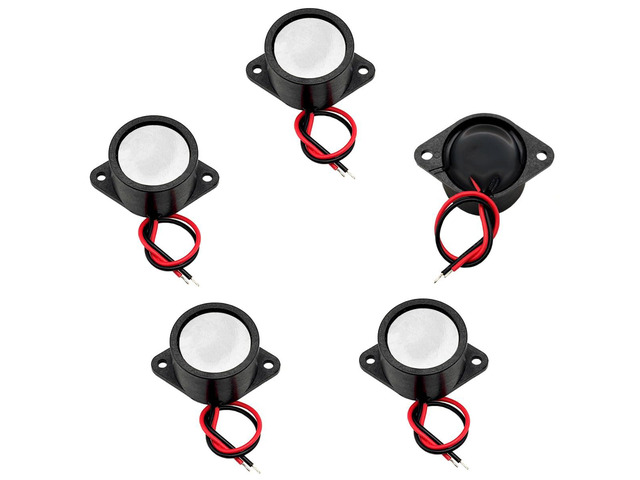 5PCS DC3-24V 2616 Active Piezo Electronic Buzzer Alarm Sealed Waterproof Piezoelectric Buzzer Continuous for DIY Electronic Equipment