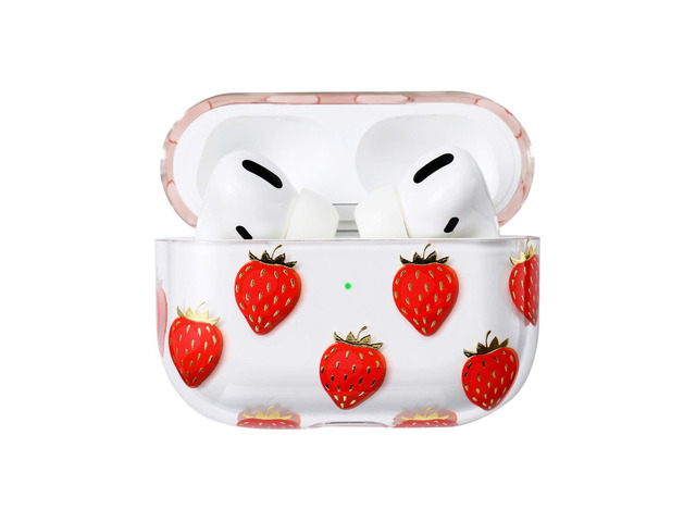 Compatible with Apple Airpods Pro Case for Women, Clear with Designs Patterns Hard PC Shockproof [Front LED Visible] Anti-Fall Full Protector,...