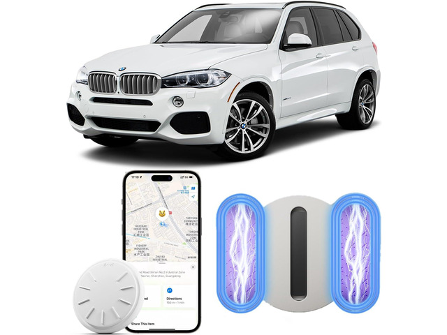 Tracker Device for Vehicles,GPS Car Tracker Works with Apple Find My(iOS Only),Anti-Lost Car Locator,Mini Hidden Car Tracker with Magnetic Case...