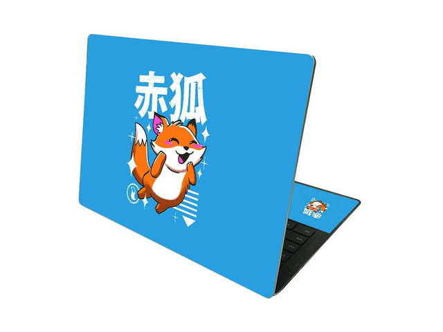 MightySkins Skin Compatible With Microsoft Surface Laptop 4 13.5 - Fox Kawaii Protective, Durable, and Unique Vinyl Decal wrap cover Easy to...