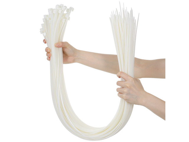 100 Pcs White Zip Ties Heavy Duty Cable Ties Large Cable Tie Wraps Big 36 Inch for Indoor Outdoor Use for Indoor and Outdoor Binding Fences Awnings...