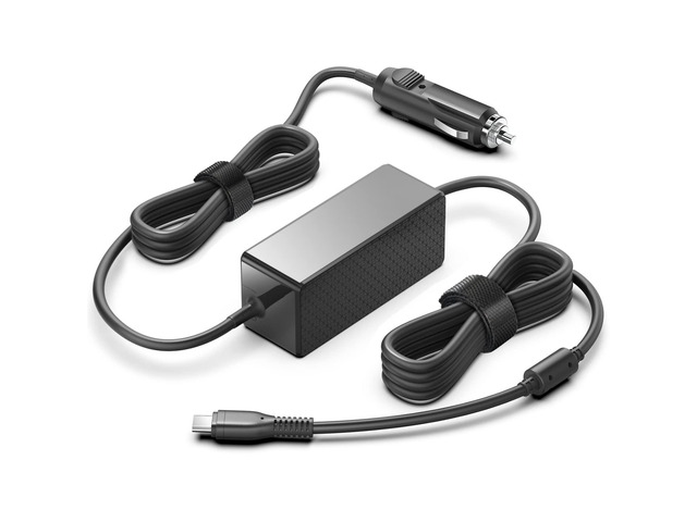 USB-C Laptop Car Charger Auto Air Adapter for Dell Pro Series 13 14 16 Plus & Dell Latitude 5420 5520 5430 7320 5430 5320 7420 7520 7400 9420 9520...