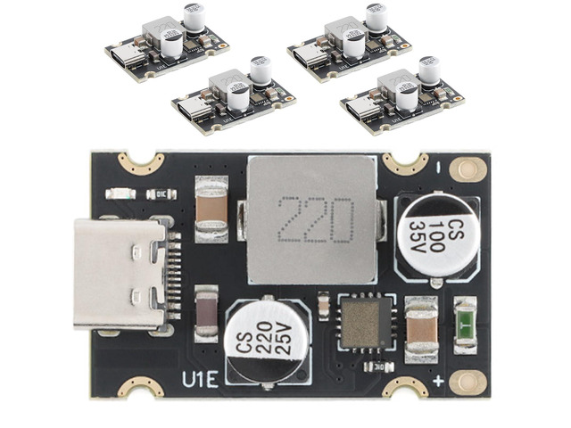 5Pcs PD65W Charging Module Type-C Interface PD3.1 PPS Fast Charge QC3.0 SCP Full Protocol Charger Board 65W DC8-30V