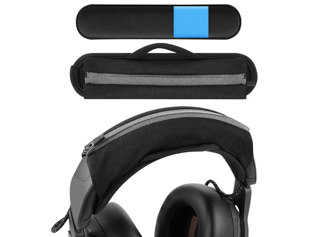 Hook and Loop Headband Cover Set, DIY Installation (Fits 3.5-4.5 cm Headbands), Compatible with Corsair, JBL, Logitech, Razer, Sennheiser, Turtle...