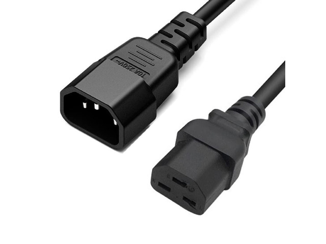 Tops Heavy-Duty IEC C14 to C21 Power Cord PC for Servers UPS, IEC-320-C14 to IEC-320-C21 Computer Power Cord Replacement,C14 Power Cord Adapter IEC...