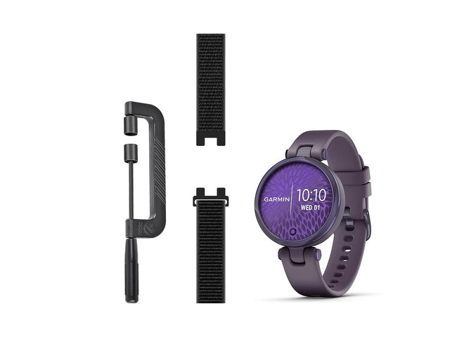 Sport Mesh Strap Compatible with Garmin Lily GPS Smartwatch Bands Woven Nylon Replacement Accessory Watch Wristband with Remove Band Tool