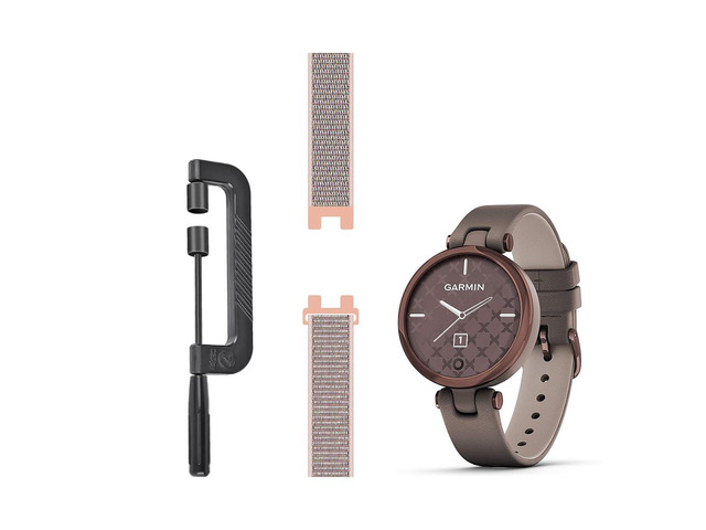 Sport Mesh Strap Compatible with Garmin Lily GPS Smartwatch Bands Woven Nylon Replacement Accessory Watch Wristband with Remove Band Tool