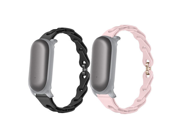 Compatible with Plaud NotePin Bands, Elastic Silicone Hollowed Out Replacement Straps Compatible for Plaud NotePin Voice Recorder