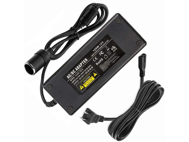 AC to DC Converter 100V-240V to 12V/10A 120W Cigarette Lighter Socket Power Supply Adapter Car Cigarette Lighter Socket for Car Cooler Warmer Air...