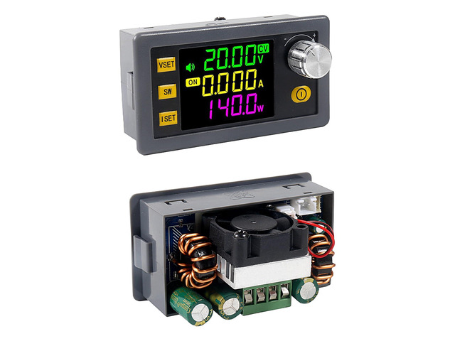 DC Buck Boost Converter 6-36V to 0-36V Adjustable 150W Power Supply Module with Digital Display Voltage Regulator for DIY, Solar, Car