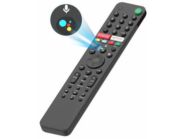 Universal TV Remote for All Sony TV/RMF-TX500U Smart Remote for All Sony LCD LED and Bravia XR 4/8K HDR Array LED with Smart Google w/one Year