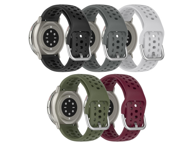 Band Replacement for Amazfit Active 2 1/GTS 2 2e 3 4 4 Mini/GTR Mini/GTR 42mm, 20mm Quick Release Silicone Band Replacement for Amazfit Bip 3/3...